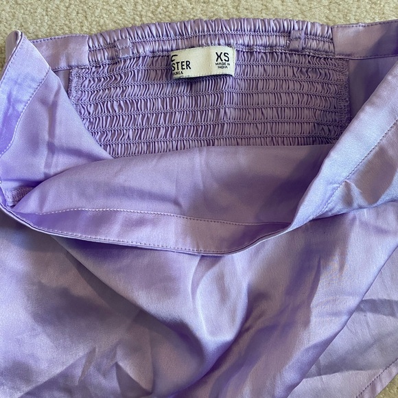 Hollister purple satin tube top - Picture 2 of 3